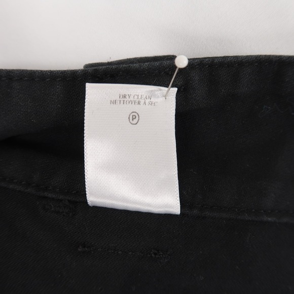 ALC Brayden Pants Womens 6 Black High Rise Straight Leg Cotton Twill Utility - Picture 10 of 10